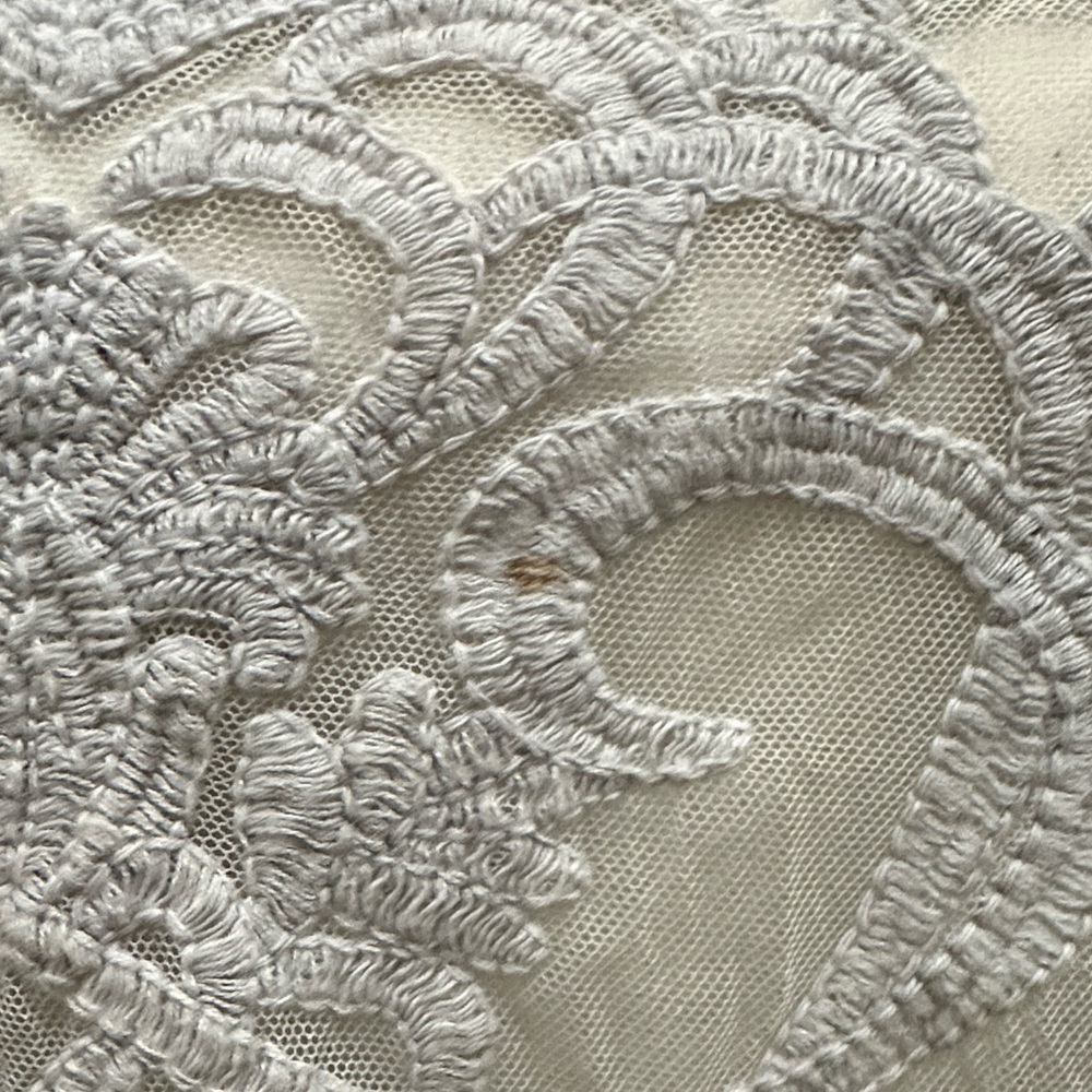 Anthropologie Meadow Rue - Caela Lace Ombre Blouse in Gray EUC - Picture 4 of 6